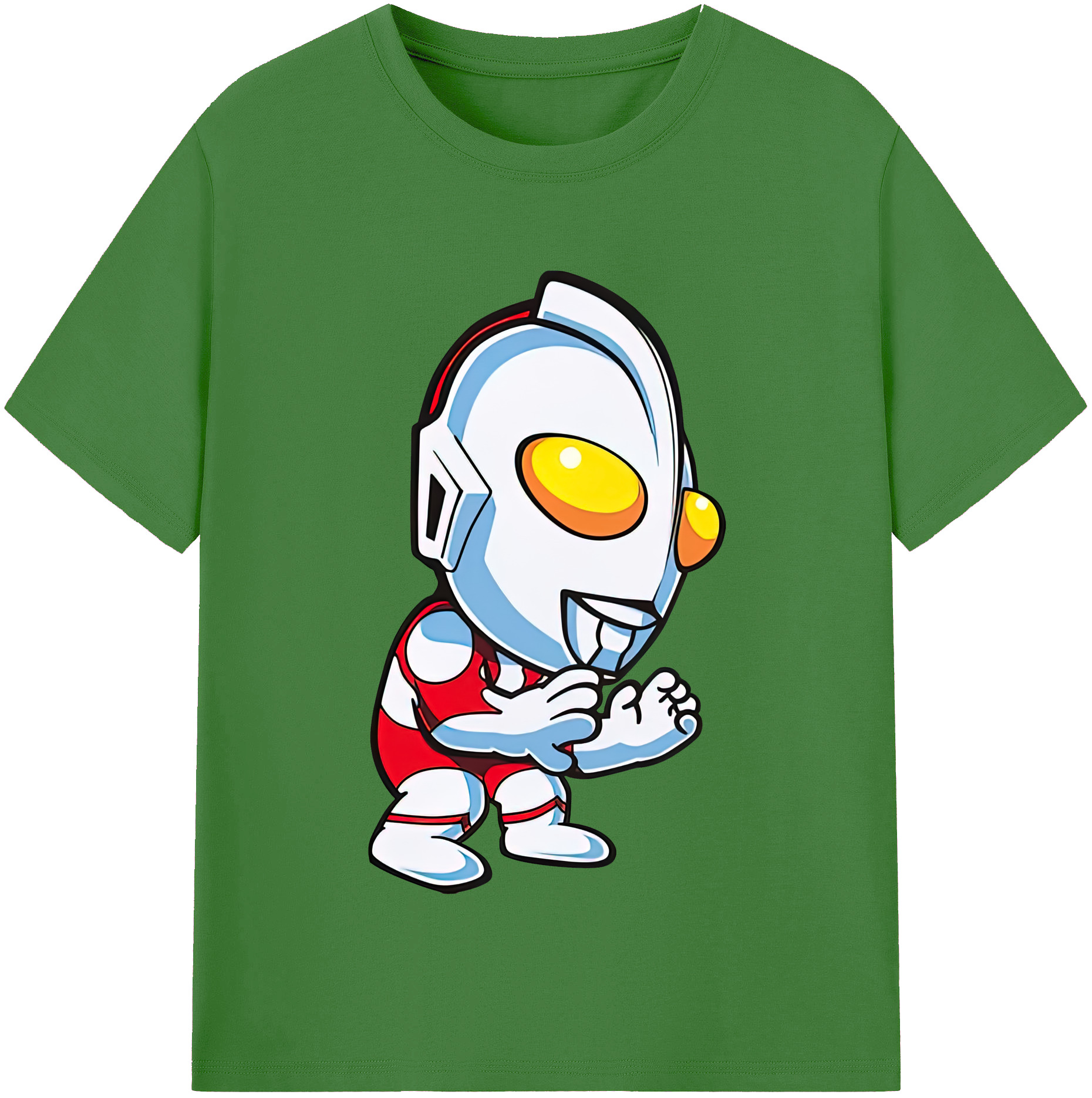（画像用） ウルトラマン Ultraman レディースカジュアルプリントTシャツ（綿100％）